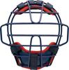 ZETT Бейсбольная защитная маска для молодежного софтбола и молодежного резинового бейсбола, темно-синяя с красным, сделано в BLM8333, экипировка, софтбол для кетчера, (2964), Япония,