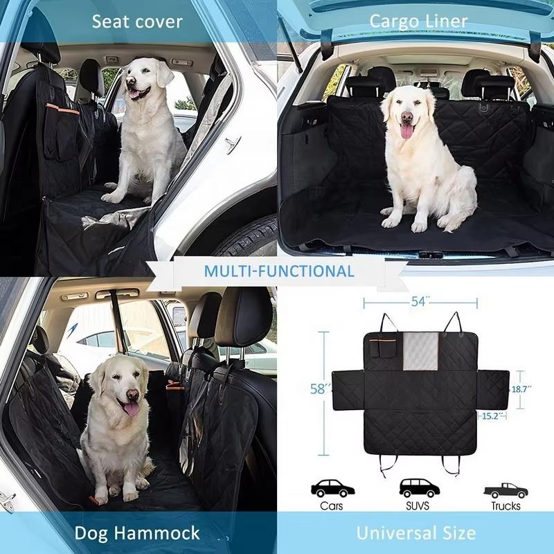 Waterproof Easy Wash Car Back Seat Pet Dog Safety Travel Mat Blanket Pet Car Back Seat Cover