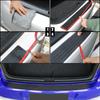Auto Sill Plate Protector Rubber Cover Car Trunk Door Guard Strips Guard Trim Pad Car Accessories Rear Bumper Guard