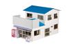 Plum PMOA HO Gauge 180 Street Corner Accessory Series Shop [Yorozuya] Paper Kit Diorama Supplies MS093