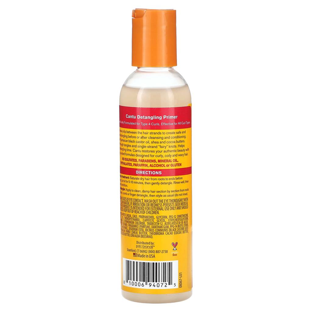 Detangle Primer, with Jamaican Black Castor Oil and Cocoa Butter, 177 Ml (6 Fl Oz)