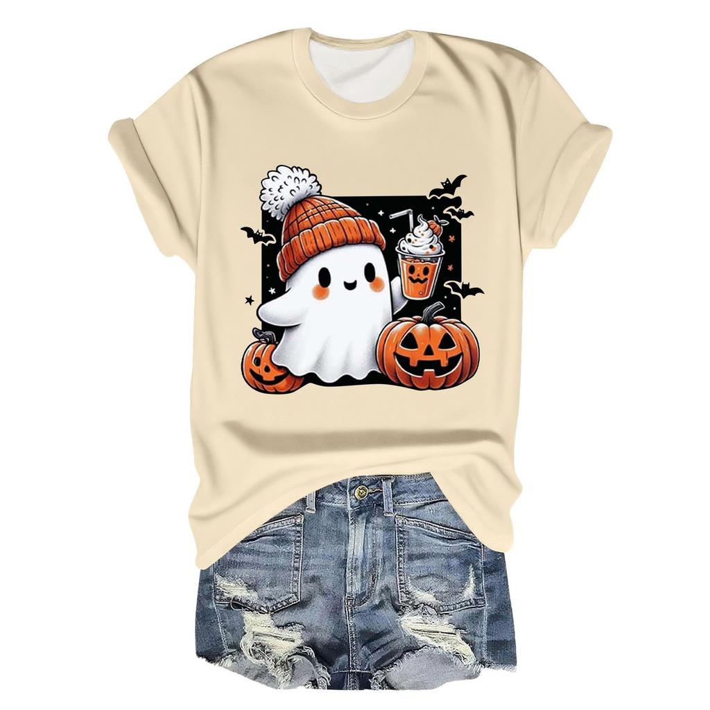 Женские футболки, Женские топы с коротким рукавом, Летняя мода, Повседневные стильные футболки с круглым вырезом, Туники