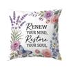 4pcs Butterfly Flower Motto Design Cushions Pillowcase Polyester Cushion Cover Throw Pillow Pillowcover Home Car Sofa Decor