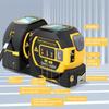 3in1 Laser Rangefinder 5m Tape Measure Ruler LCD Display with Backlight Distance Meter Building