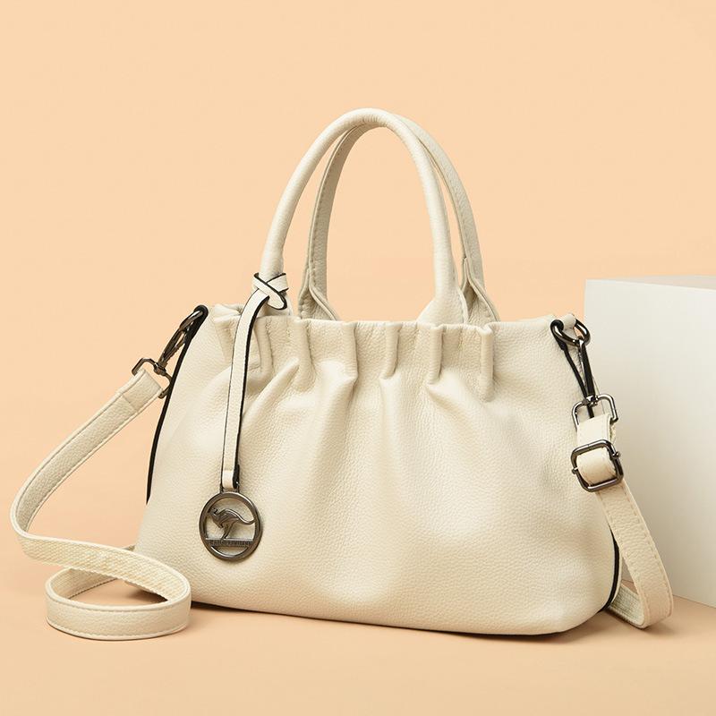 Pleated Cloud Bag Feeling Exquisite Messenger Bag Underarm Bag Shoulder Chain Leather Texture Women'S Bag