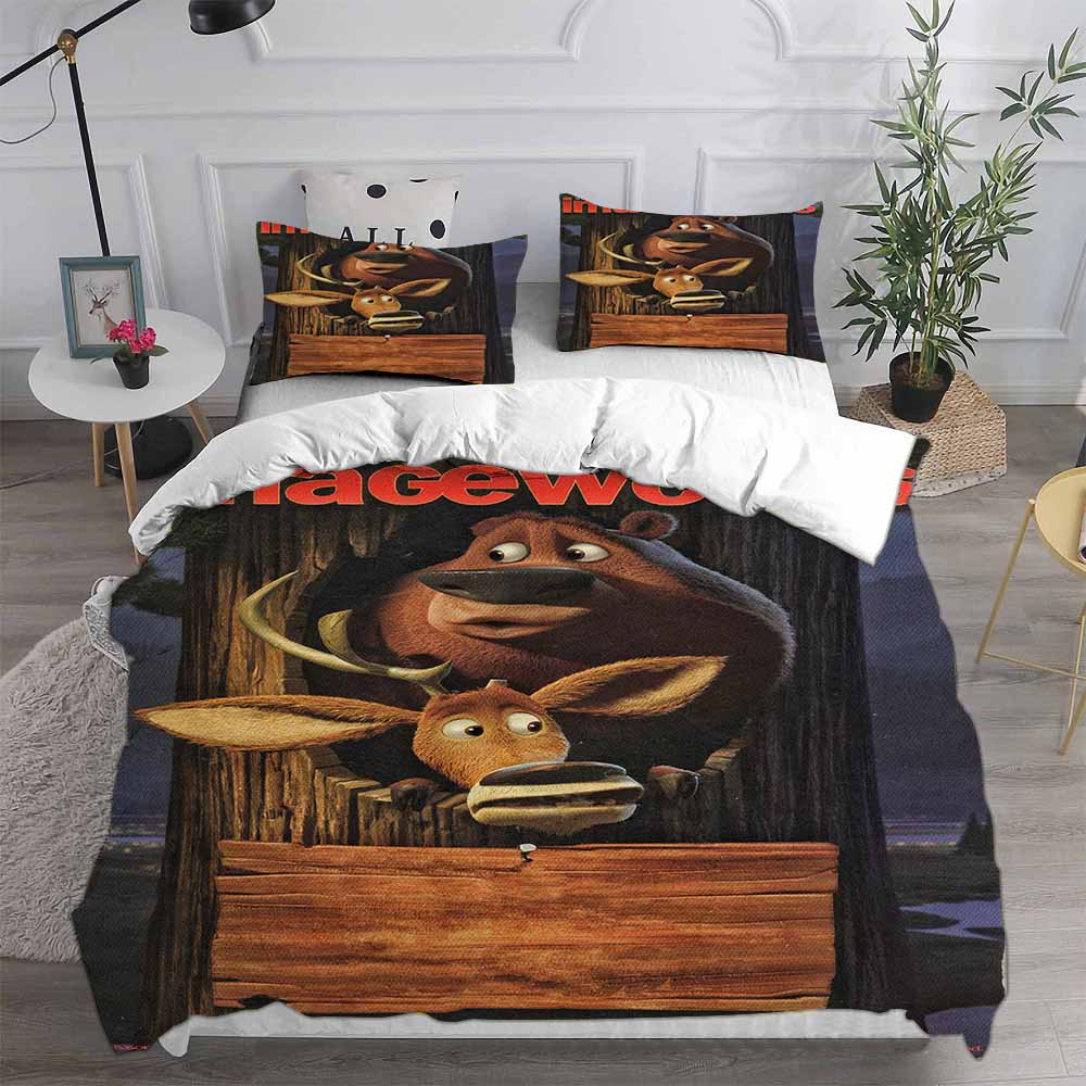 Новые комплекты постельного белья Open Season (европейский размер, односпальный, американский размер, двуспальный): одеяло, пододеяльник, наволочка, 2-3 предмета (детский и взрослый размеры).