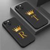 Чехол для телефона с буквами короны AB для iPhone Samsung Galaxy Redmi Xiaomi Oppo OnePlus Note SA 7 8 9 10 11 12 13 14 20 21 22 23 53 54 Pro Max Plus Ultra