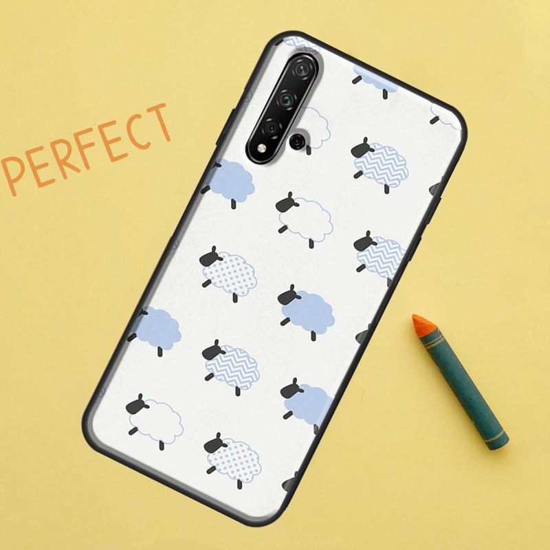 Милая овечка для Huawei Nova 12s 11i 7i 8i 12i Y73 Y70 Y90 Y60 Y72 Y61 Y91 9 10 SE P40 Lite P30 Pro Чехол
