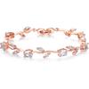 14K Gold Plated 7 in Bracelet for Women Flower Vine Ruby Tennis bracelet
