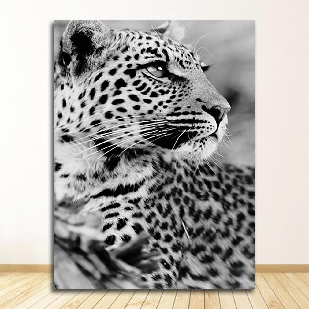 For Living Room Home Decorative Prints Nordic Plant Leaf Poster Animals Canvas Painting Black White Wall Art Pictures