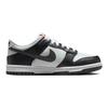 Nike Dunk Low GS Black Bright Mandarin Kids Sneakers Light-Silver Medium-Ash FN7784-001