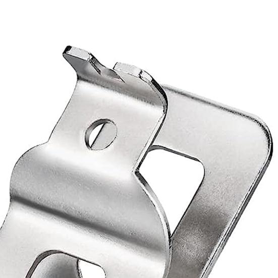 1 комплект зажимов для ремня для инструментов. Простые в установке зажимы для инструментов из нержавеющей стали. Комплект крючков с винтами Dewalt N268241.