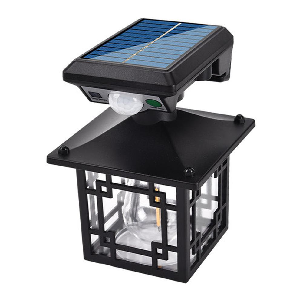 Motion Sensor Solar Street Light IP65 Waterproof Garden Security Wall Light Intelligent Sensor Light for Patio Villa Yard