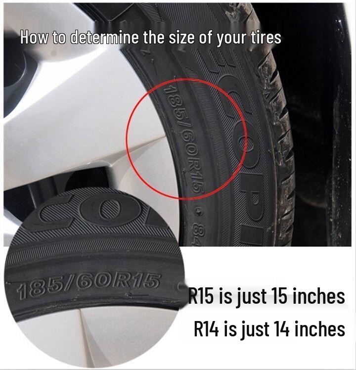 14/15 Inch Wheel Hub Cap for New Energy Yuanhang Xingxiang V5E6E5 - Modified Iron/Steel Decorative Cover