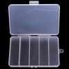 Transparent Plastic Lure and Component Storage Box with 5, 8, or 10 Compartments (Thunder Frog Box).