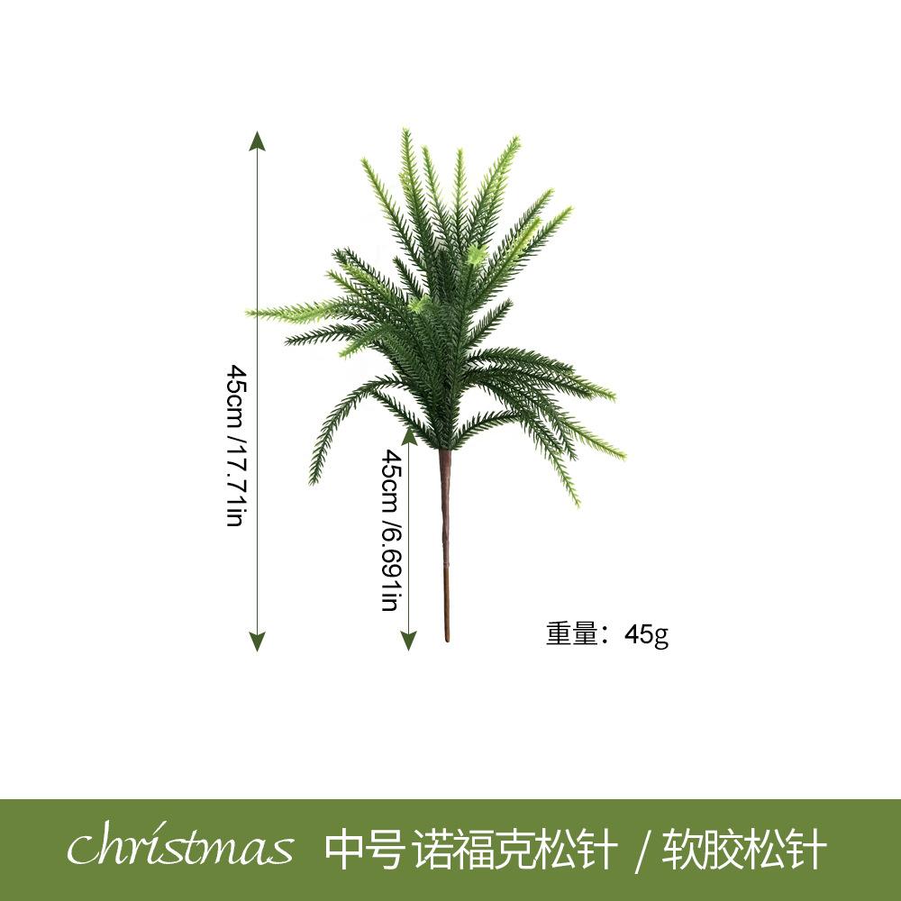 1.8 Meters Plastic Pine And Cypress Rattan Green Wedding Christmas Day Decoration Simulation Rattan Pine Needles Fake Plant Wall Hanging