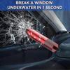 Window Breaker Seatbelt Cutter Pack of 4 - Emergency Car Safety Hammer
