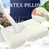 Breathable Latex Pillow Adult Rubber Pillow Core Ergonomic Outline Design Sleeping Aid Comfortable Soft Honeycomb Thailand Nat