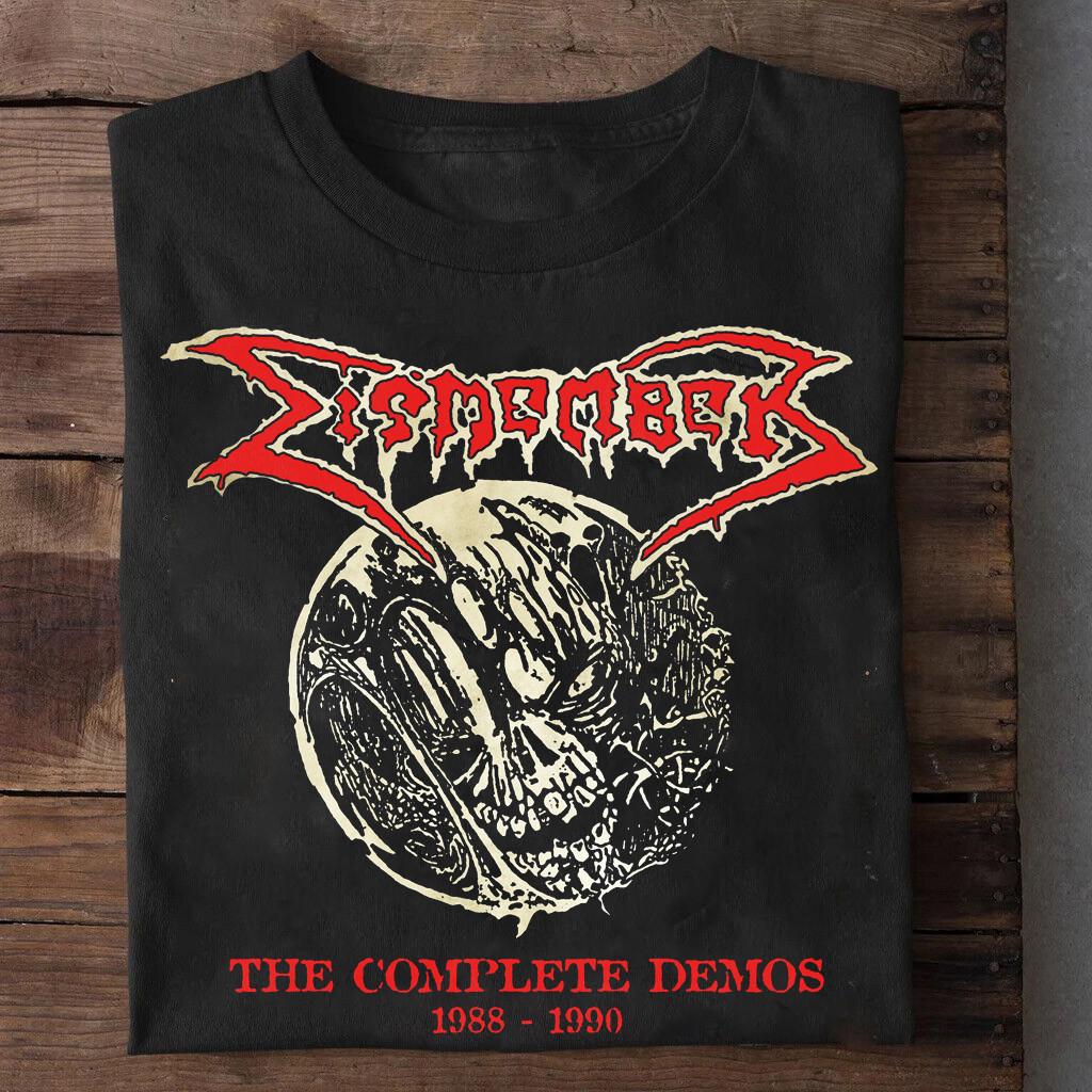 Dismember Полная Коллекция Демо Запоминающийся Подарок Для Фаната Черная Футболка Все Размеры