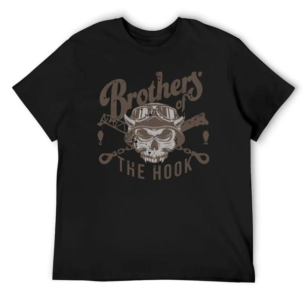 Brothers of the Hook Retro Vintage Rigger Ironworker Crane Operator T-Shirt boys whites clothing for men
