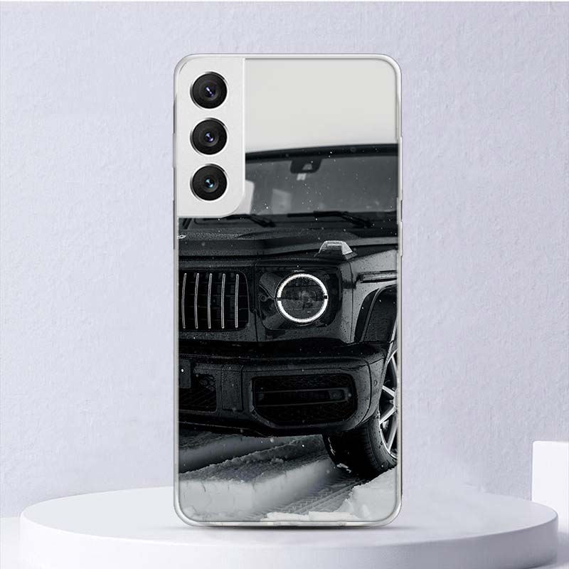Черный спортивный автомобиль мужской мужской G63 мягкий чехол для Samsung Galaxy S22 S21 Ultra S20 FE S10 Plus чехол для телефона S9 S8 + S10E S7 Edge S6 Fun