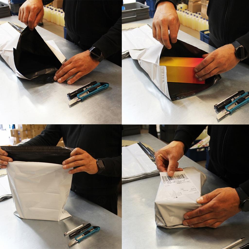 Courier Foil Mailers White 500X600Mm - 100 Pcs