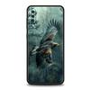 Чехол для телефона с орлом для Samsung Galaxy A56 A36 A26 A34 A17 A16 A06 A14 A12 A54 A72 A70 A30 A24 A22 5G A20e A52 A50 A40 A32 4G