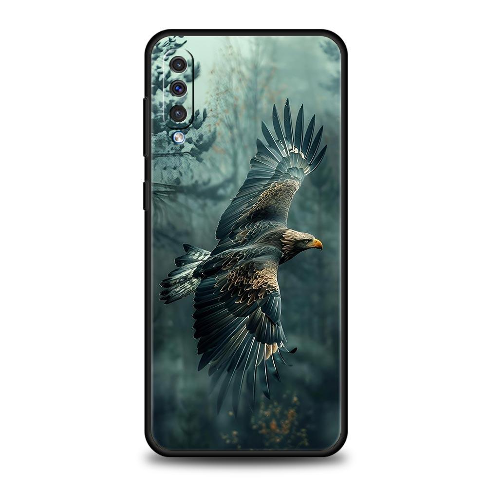 Чехол для телефона с орлом для Samsung Galaxy A56 A36 A26 A34 A17 A16 A06 A14 A12 A54 A72 A70 A30 A24 A22 5G A20e A52 A50 A40 A32 4G