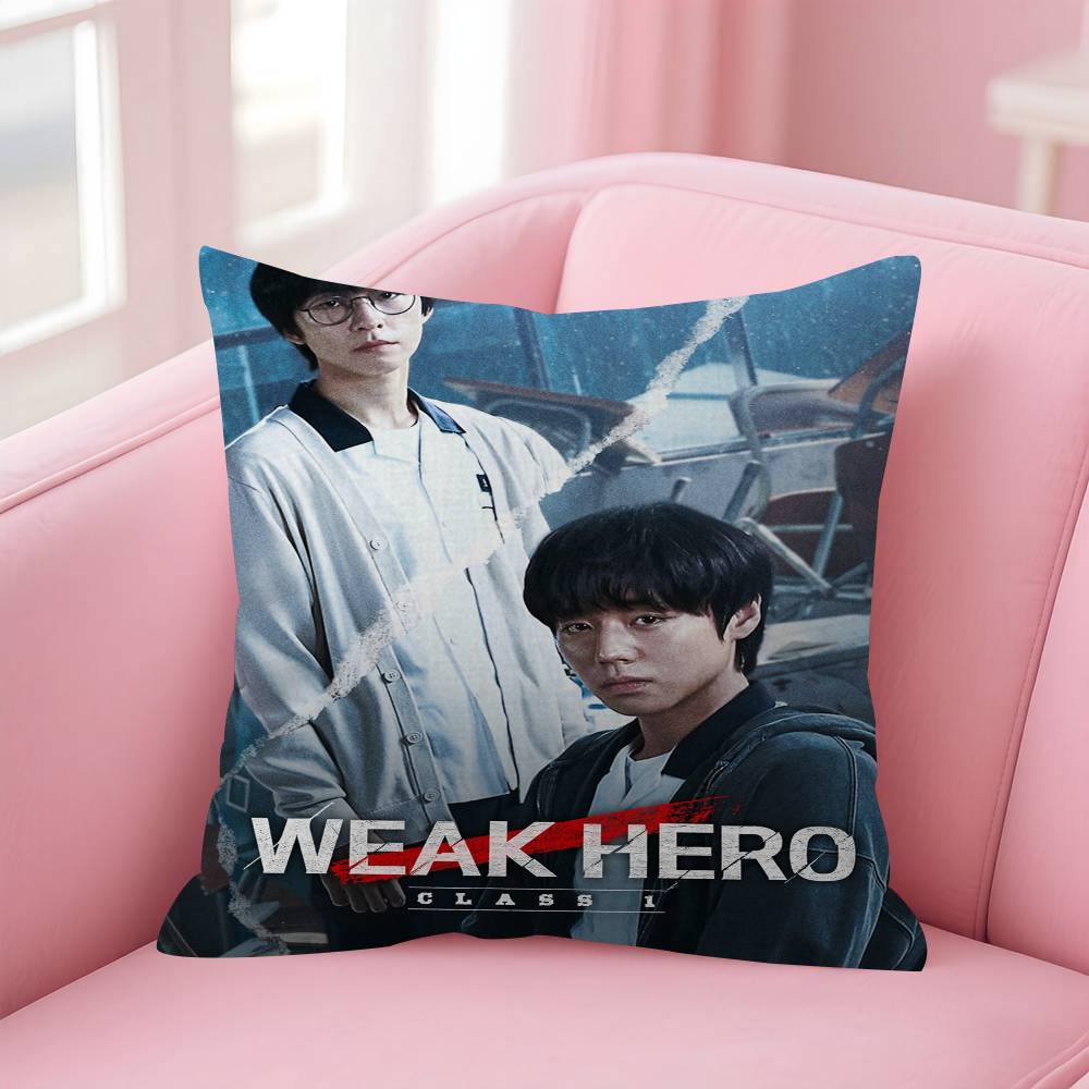 Korean Tv Series W-Weak Hero Class 1 2 Office Cushion Pillowcase Car Cushion Cover45X45Cm Lumbar Pillowcase Sofa Pillowcover