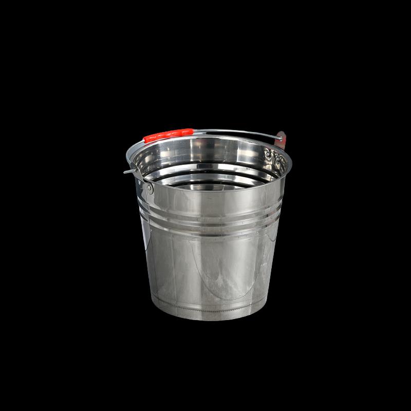 Ran Jin Chu 16L Extra Thick Stainless Steel Bucket with Lid