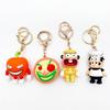 Tower Pizza Keychain Pepper Chef Pendant Cartoon Characters Decoration Accessory