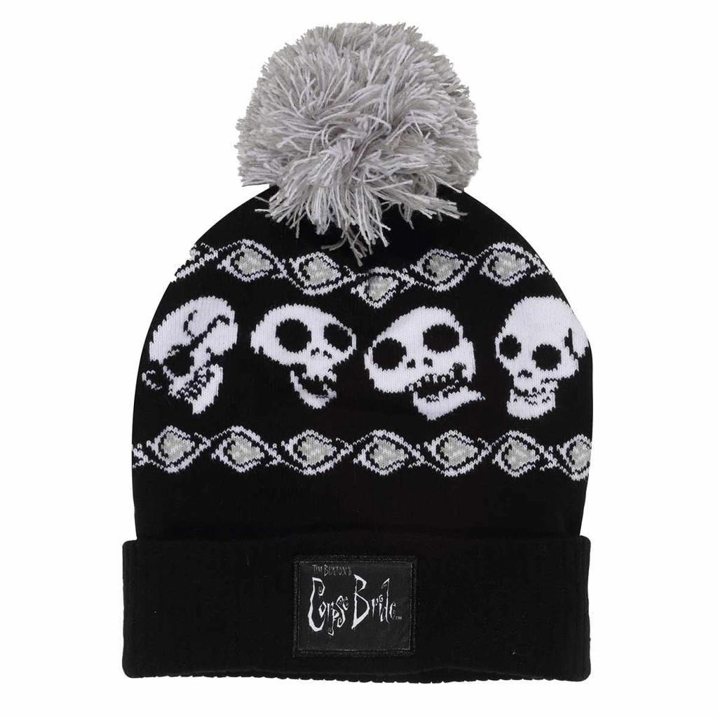 Corpse Bride Unisex Adult Skeleton Band Snow Beanie