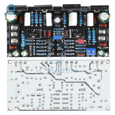 Усилитель мощности DC 20V-90V Mono 200W Плата 1943+5200 Мощный Моно Ламповый Готовый Усилитель