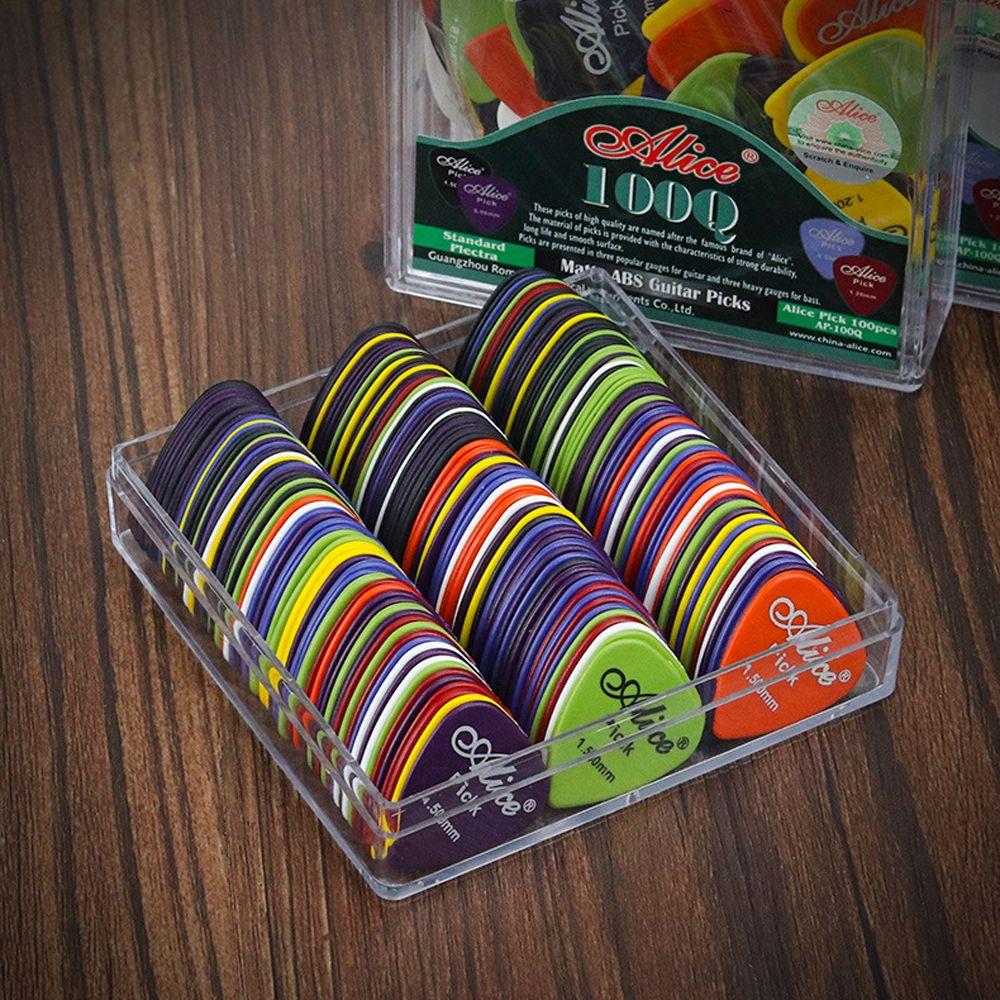 Light Weight Multiple Color Bass 1 Box ABS Guitar Picks Mediator Guitar Accessories Plectrum