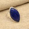Lapis Lazuli Gemstone 925 Sterling Silver Handmade Beautiful Jewelry Ring