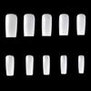 500 Pcs Matte Square False Nail Tips Clear/Natural/white Fake Nails Art Tips Manicure Tool Full Half Cover For Nail Salon