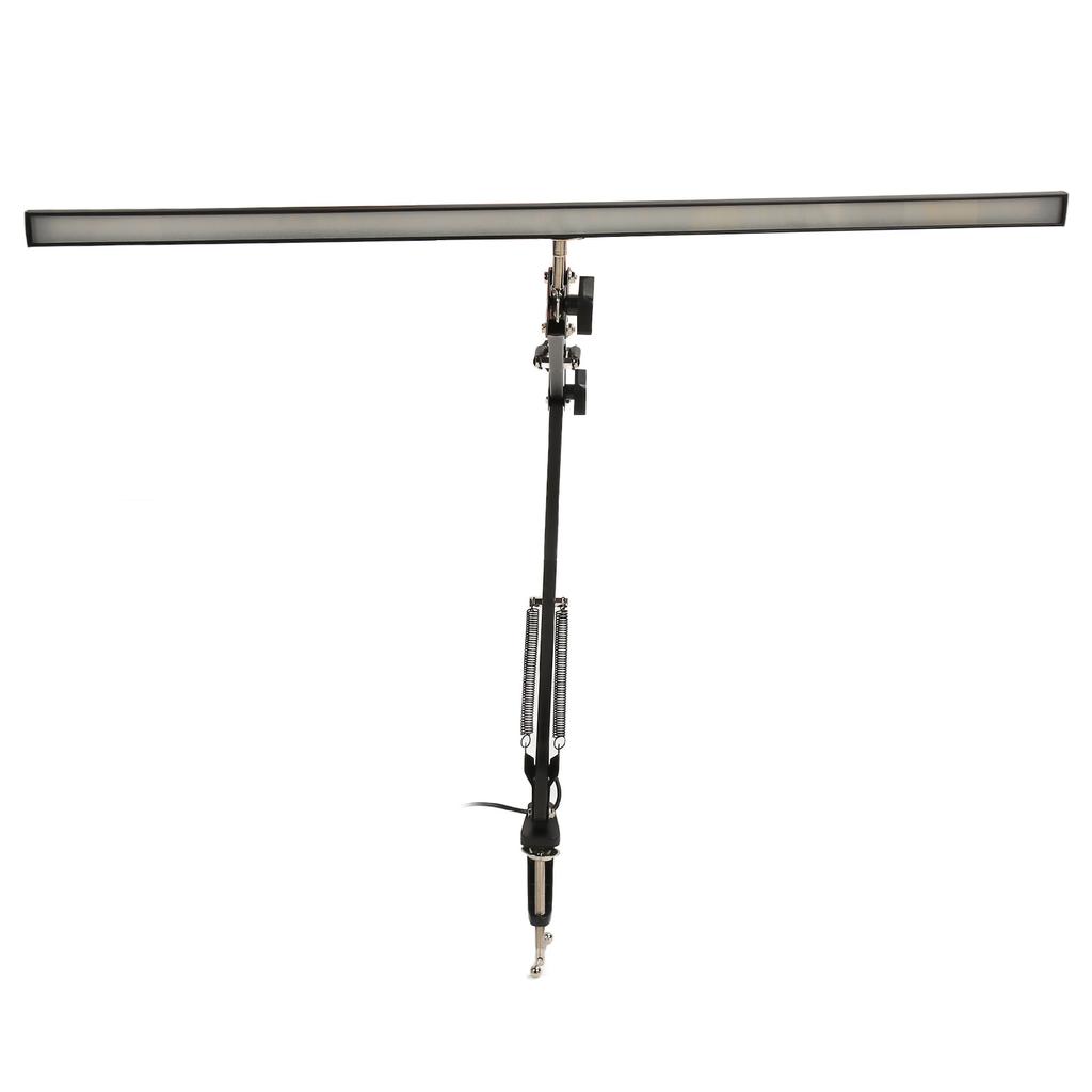 LED Buty Lamp with Clamp Clip On Desk Lighting Swing Arm Brightness Salon Lamp for Makeup Tattoo Eyebrow Rding