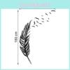 Premium Quality Removable Flying Feather Design Wall Stickers For Elegant Home Decor