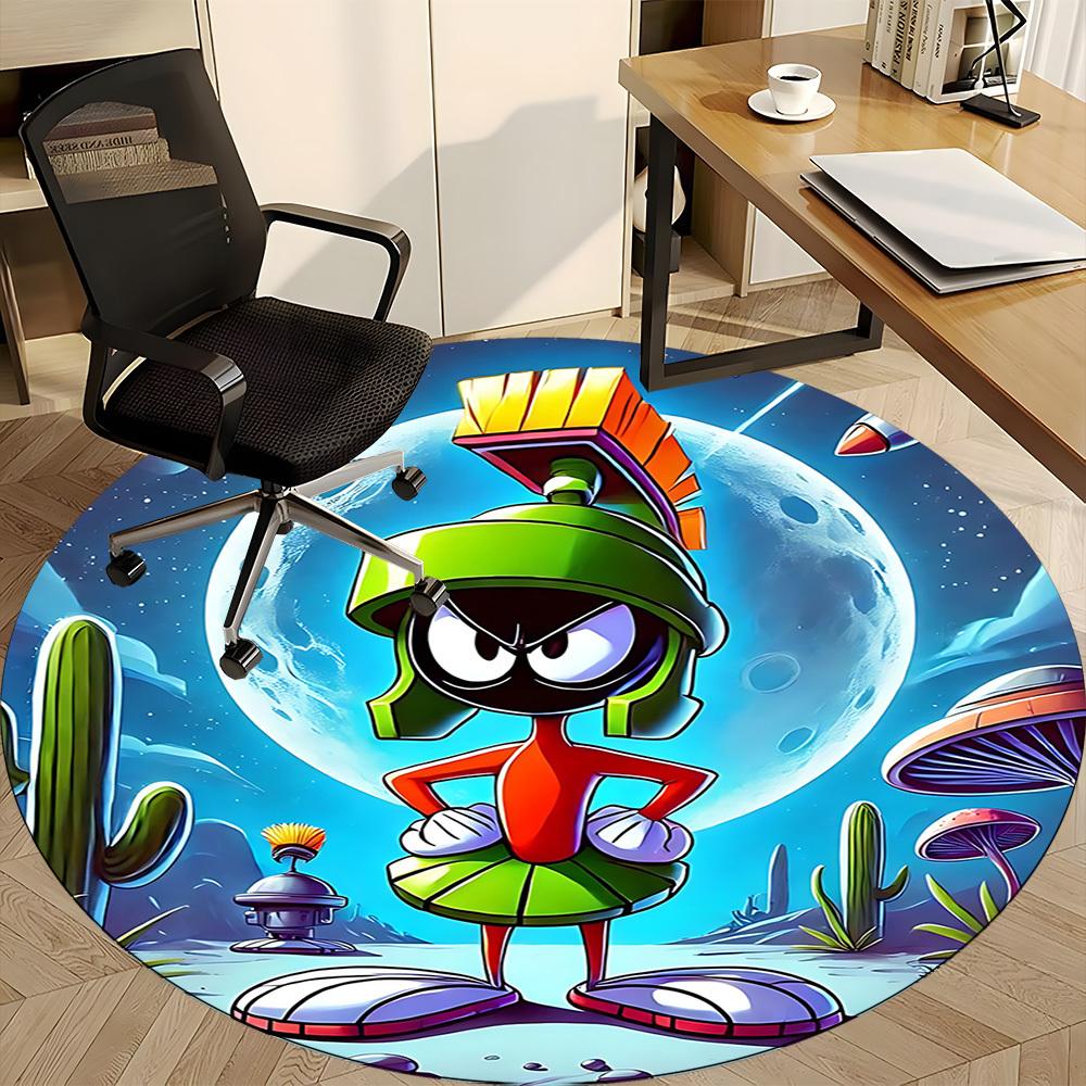 1pc Office Round Area Rug, Under Office Chairs Bedroom Living Room Home Decor a1022314