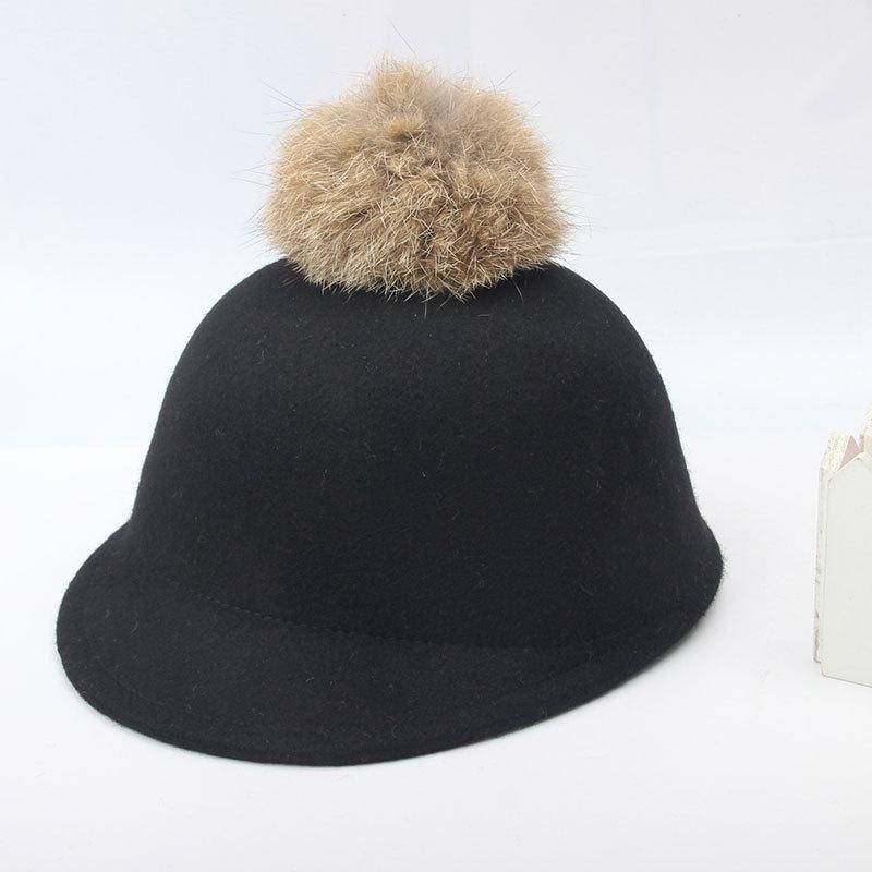 Meier Children's hats, hairball wool equestrian caps, baseball caps, baby caps for boys and girls