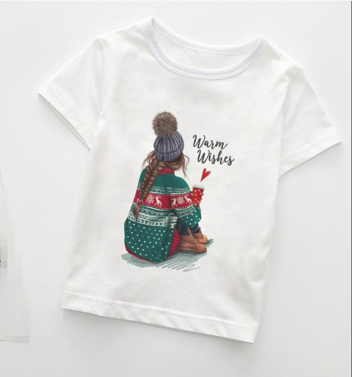 Summer Boys Kids Fashion Girl Tshirts Casual Wear Lovely Cozy Boys T Shirt Round Neck Polyester Fabric Girls Clothes