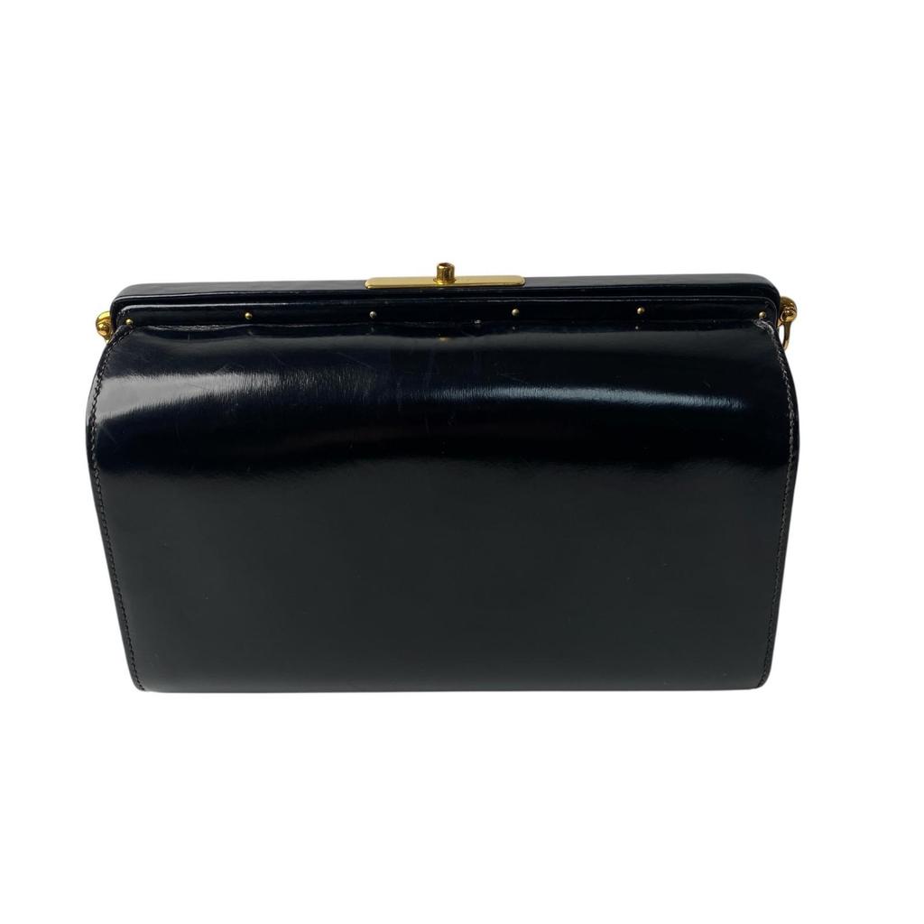 Used HERMESShoulder Bag black/Dark green Box scarf Women