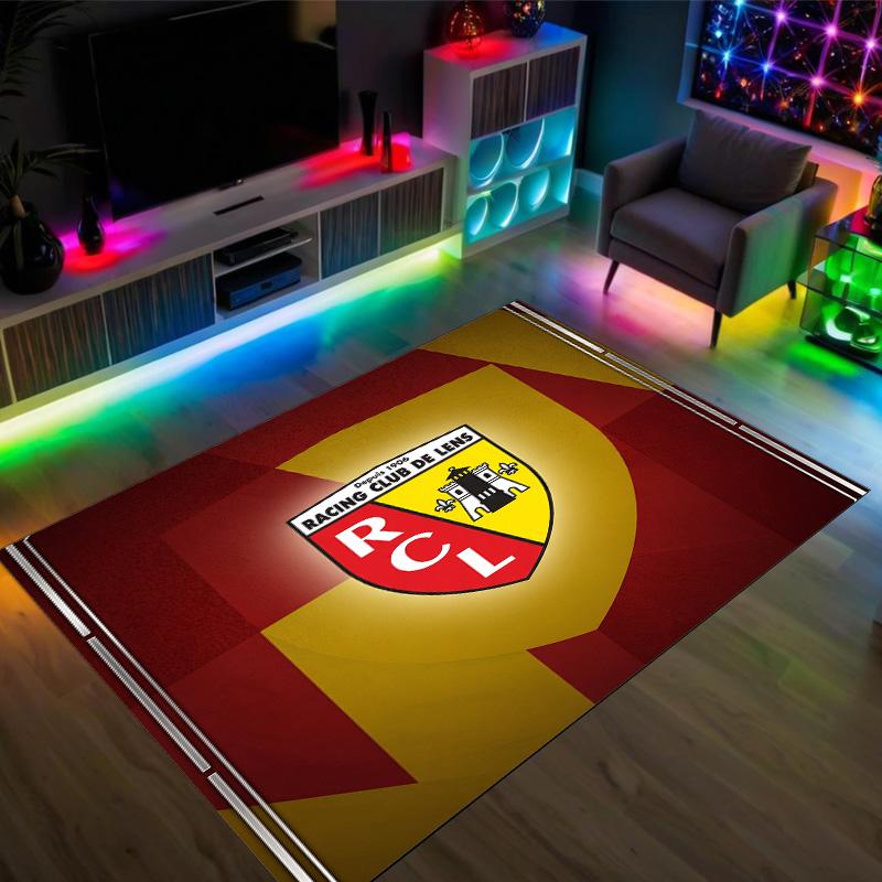 Lens FC Design Crystal Velvet Carpet Cozy Non?Slip Printed Rug For Bedroom Living Room Entrance