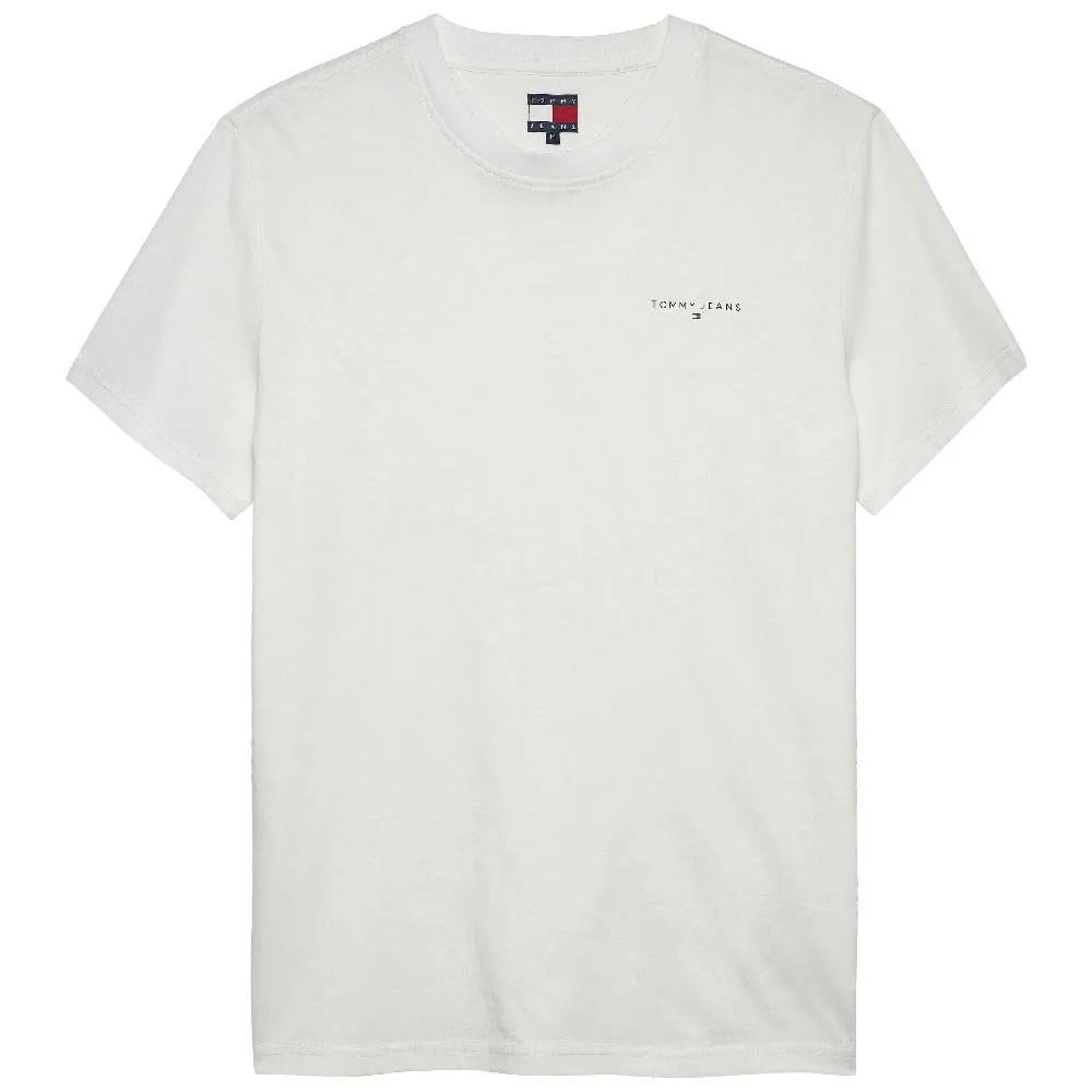 Tommy Hilfiger T-shirt Slim Linéaire Logo short sleeves White
