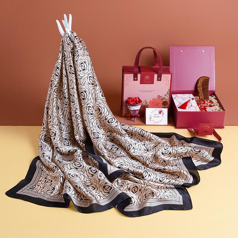 Подарочный набор шелковых платков из Ханчжоу