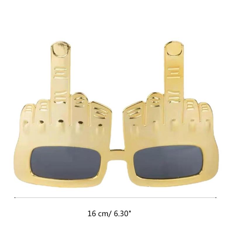 Забавные солнцезащитные очки на средний палец для вечеринки, дизайнерские крутые очки, новинка, очки в оправе для взрослых, реквизит для селфи, аксессуары