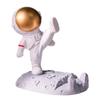 Resin Astronauts Ornaments Universal Cell Mobile Phone Stand Holder Spaceman Bracket Toys Home Office Desk Decor Birthday Party