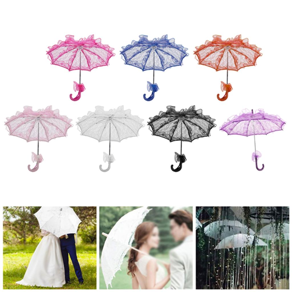 Кружевной зонтик ручной работы, свадебный кружевной зонтик, элегантный декоративный кружевной зонтик, фото