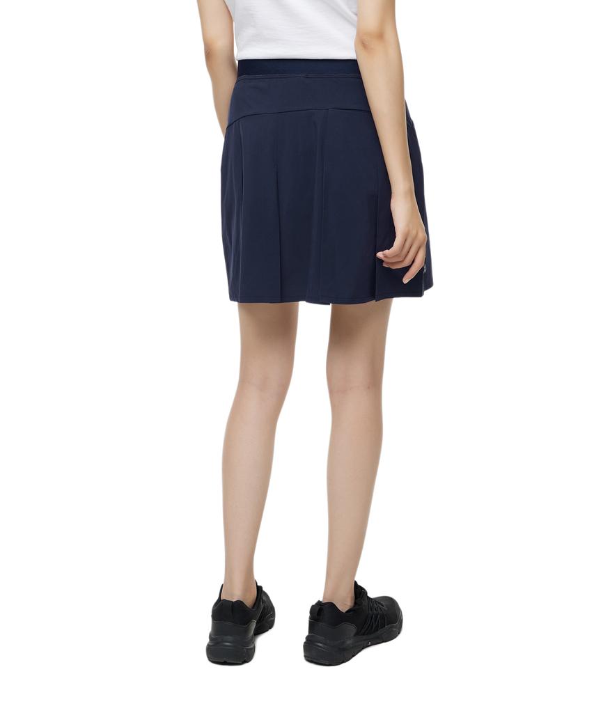 Pollolalpeulolengolpeu Back Pleated Stretch Scott - Navy