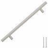 VidaXL Cabinet Handles 5 Pcs, Cupboard Handles, Dresser Handles Kitchen Home Interior, Silver 192 Mm Steel 155352